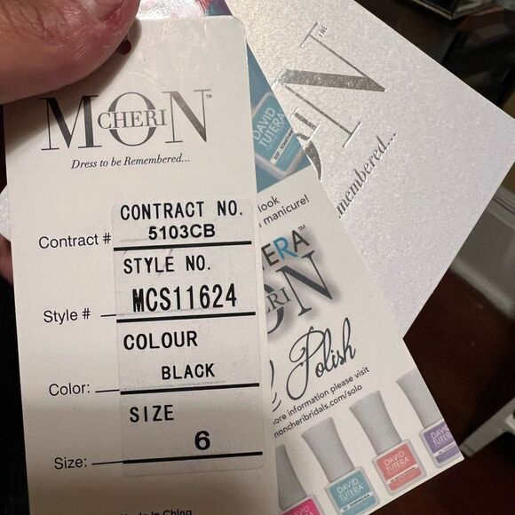 SHORTS BY MON CHERI MCS11624 DRESS - Picture 9 of 9